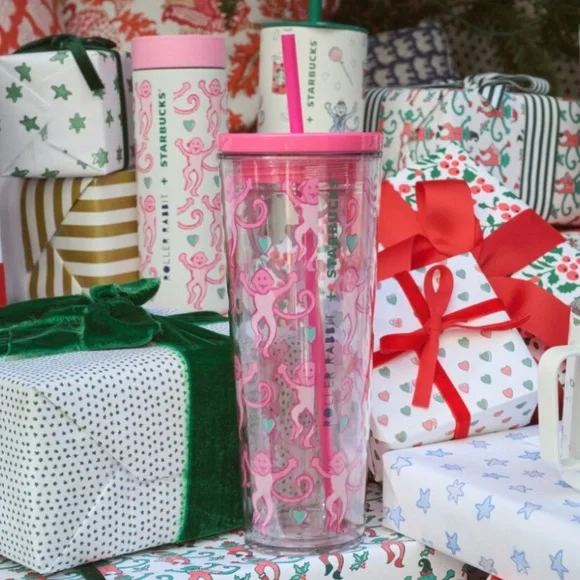 Starbucks Roller Rabbit Cold Cup Tumbler with Straw - Picture 2 of 2